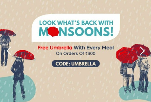 India Desire : Box8 Free Umbrella Offer: Get Free Umbrella On Box8 Orders Of Rs. 300 & Above